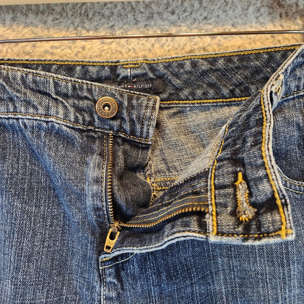Tommy Hilfiger Blue Denim Jean Shorts - Picture 10 of 13